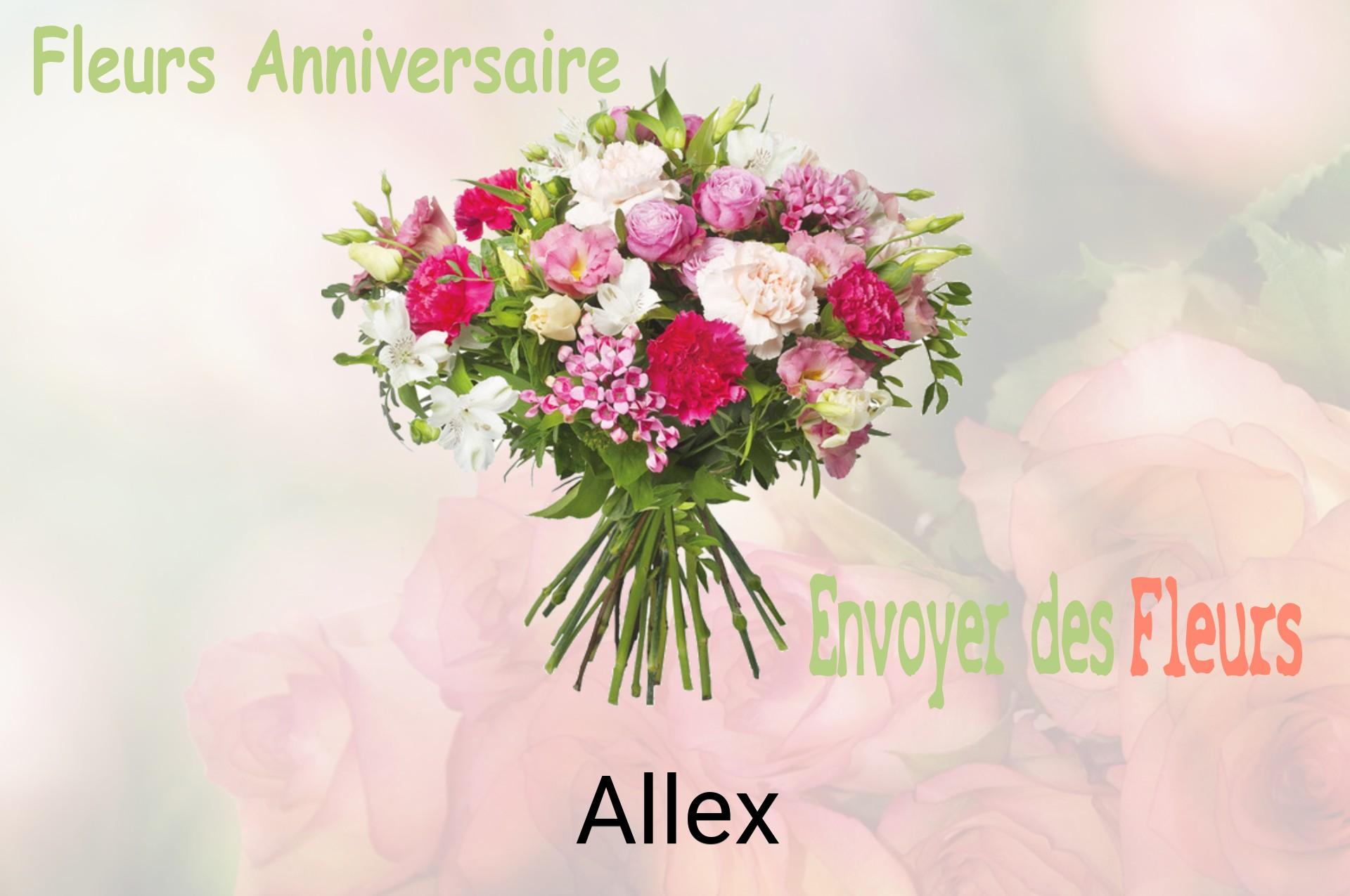 Bouquet de fleurs d’anniversaire livré à Allex